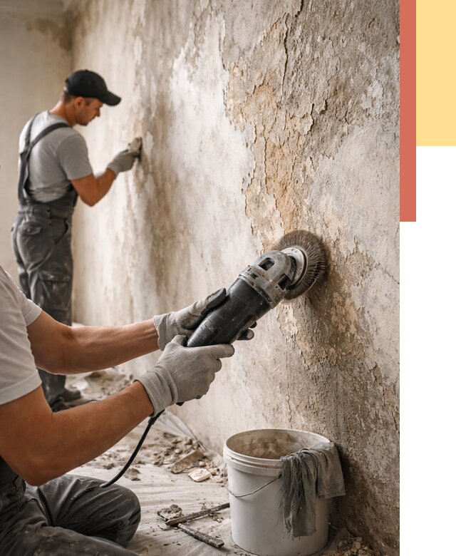 Снятие и удаление краски со стен в Гулькевичах от 2179 руб. — ОТДЕЛОЧНИК-Гль