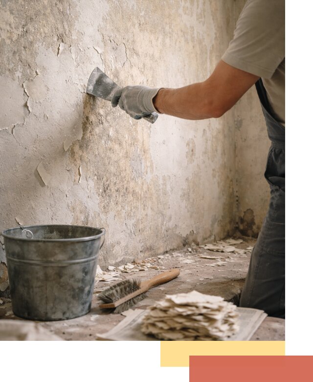 Удаление старой краски со стен в Гулькевичах качественно и быстро