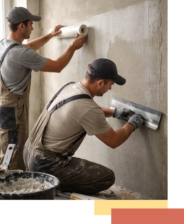 Армирование стен стеклосеткой в Гулькевичах для прочной отделки