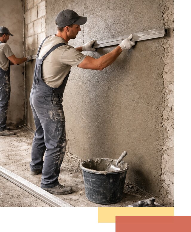 Штукатурка стен цементно-песчаная в Гулькевичах профессионально