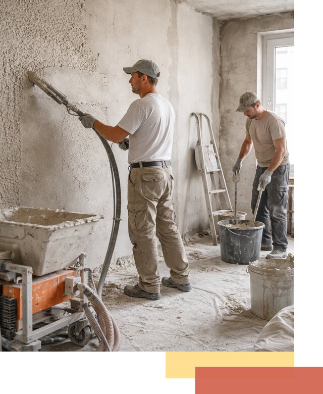 Машинная штукатурка стен в Гулькевичах — быстро и качественно