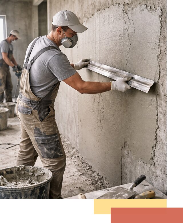 Штукатурка бетонных стен в Гулькевичах качественно и долговечно