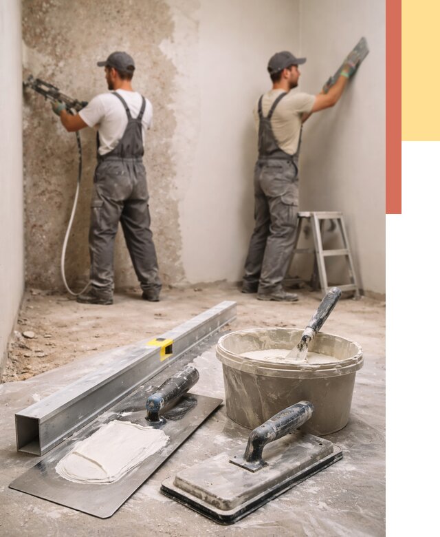 Штукатурка стен под обои в Гулькевичах от 4668 руб./м2 — выравнивание под обои | ОТДЕЛОЧНИК-Гль