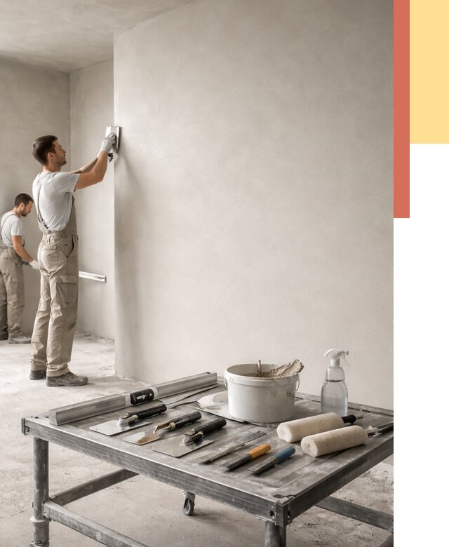 Штукатурка стен под покраску в Гулькевичах от 4668 руб./м² — качественно и недорого | ОТДЕЛОЧНИК-Гль