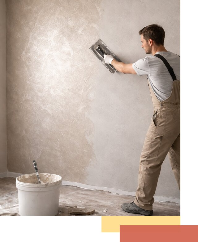 Декоративная штукатурка «Мокрый шелк» под ключ в Гулькевичах