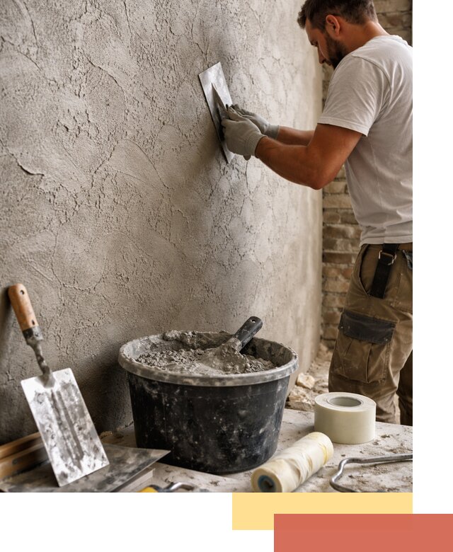 Декоративная штукатурка лофт в Гулькевичах — отделка стен и потолков