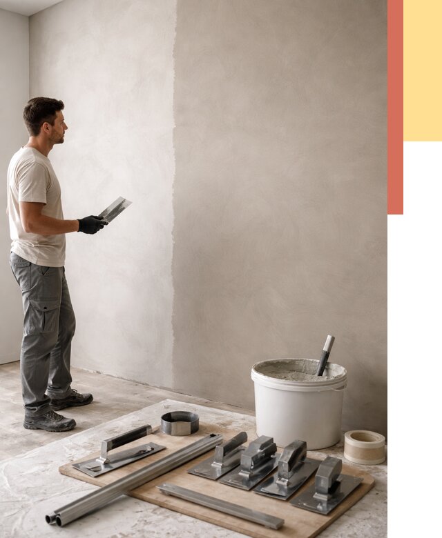 Нанесение микроцемента на стены в Гулькевичах от 3320 руб./м2 под ключ | ОТДЕЛОЧНИК-Гль