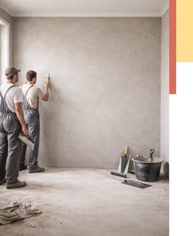 Микробетон на стены в Гулькевичах от 1297 руб. — нанесение и отделка | ОТДЕЛОЧНИК-Гль