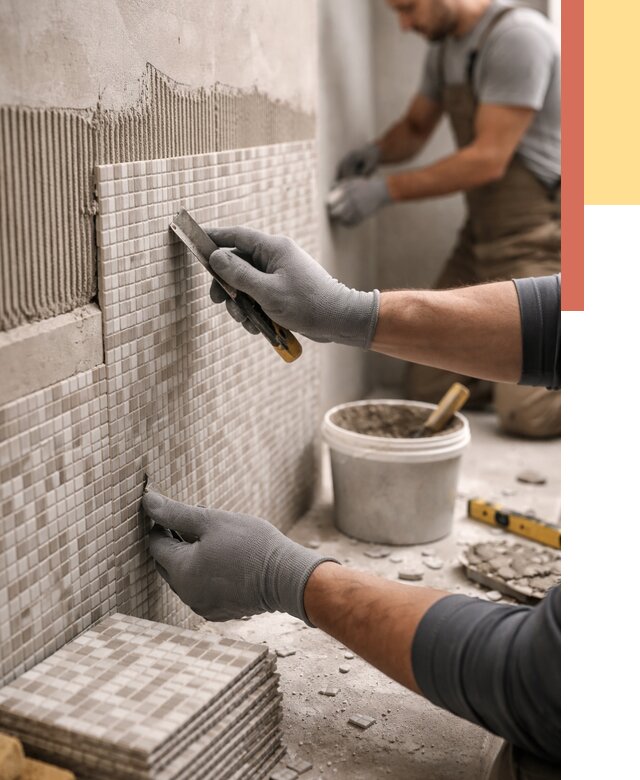 Облицовка стен мозаикой в Гулькевичах от 3320 руб/м2 — укладка мозаики на стены | ОТДЕЛОЧНИК-Гль