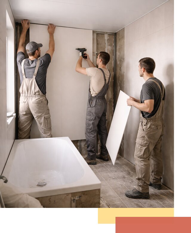 Отделка ванной панели ПВХ профессионально в Гулькевичах