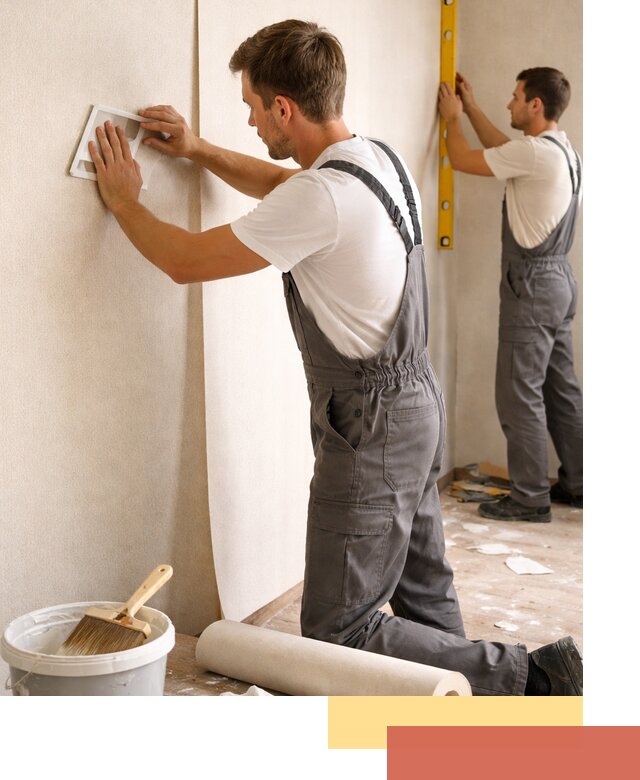 Поклейка бумажных обоев в Гулькевичах качественно и недорого