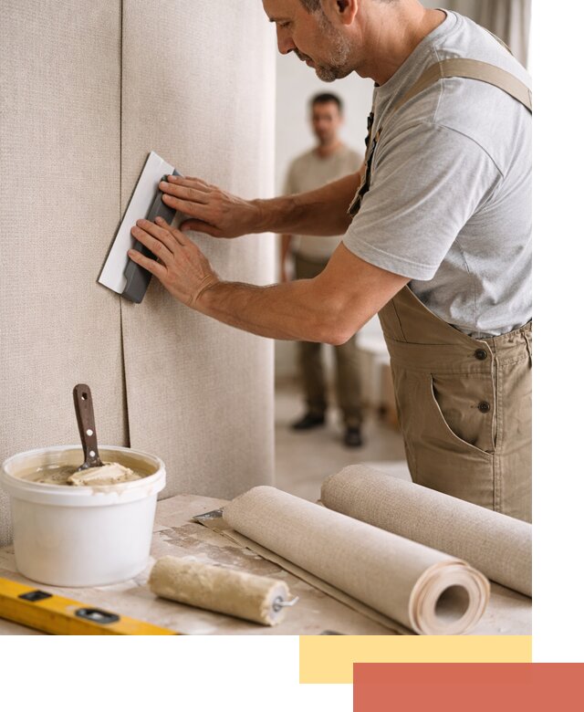 Поклейка текстильных обоев в Гулькевичах профессионально и аккуратно