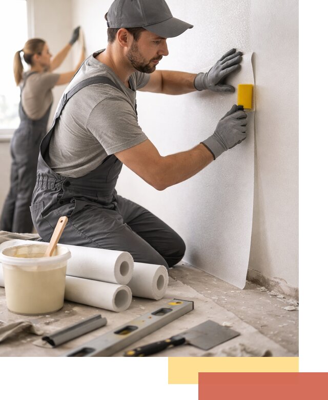 Поклейка стеклообоев профессионально в Гулькевичах