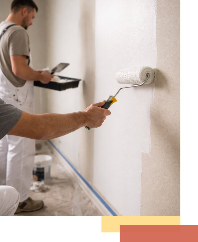 Покраска стен акриловой краской профессионально в Гулькевичах