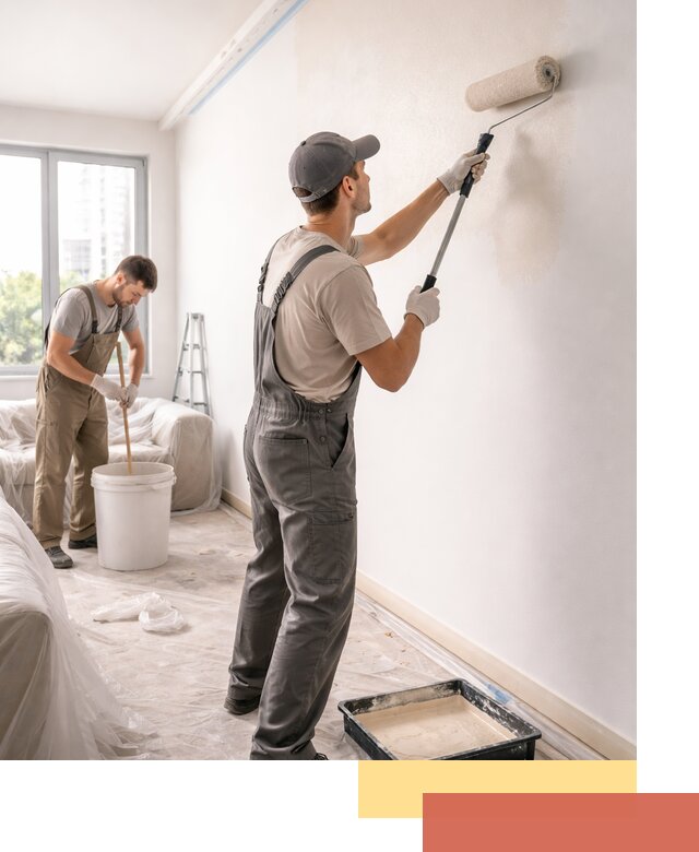 Покраска стен в офисе в Гулькевичах — быстрый и качественный ремонт