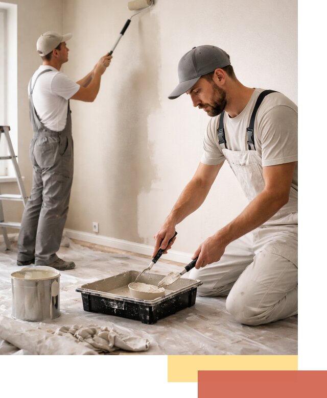 Покраска стен в квартире в Гулькевичах — профессионально и аккуратно