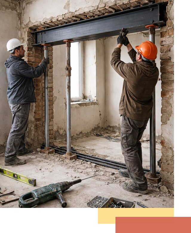 Усиление проема в стене в Гулькевичах для расширения и безопасности