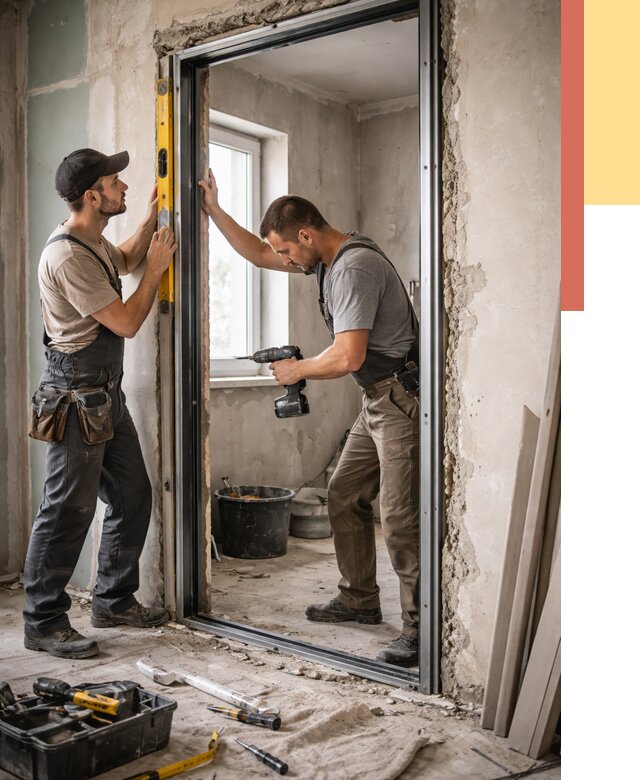 Закладка дверного проема в Гулькевичах от 3631 руб. — быстро и недорого | ОТДЕЛОЧНИК-Гль