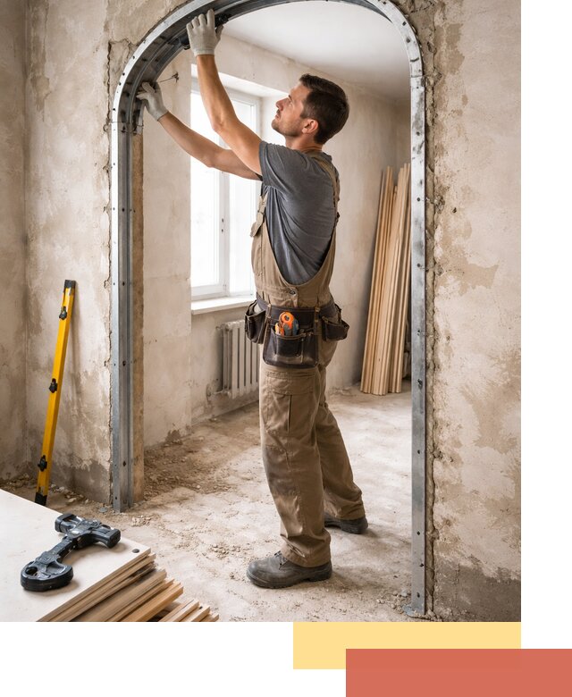 Устройство арочного проема в Гулькевичах под ключ