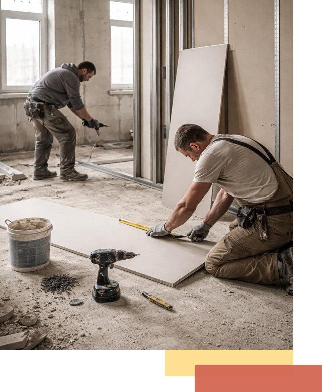 Кладка перегородок из ПГП под ключ в Гулькевичах