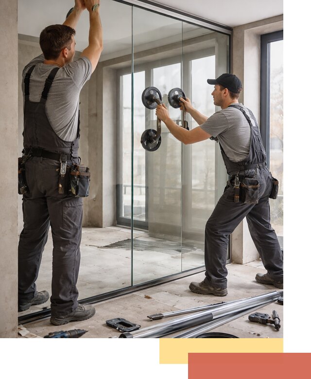 Цельностеклянные перегородки под ключ в Гулькевичах