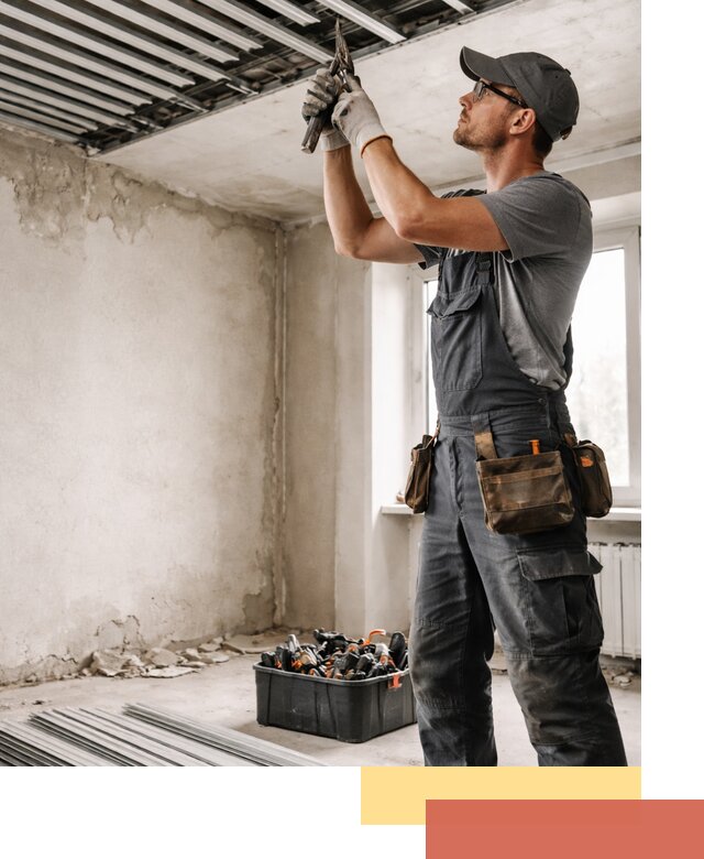 Демонтаж реечного потолка в Гулькевичах быстро и аккуратно