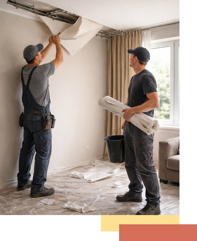 Демонтаж натяжного потолка в Гулькевичах быстро и аккуратно