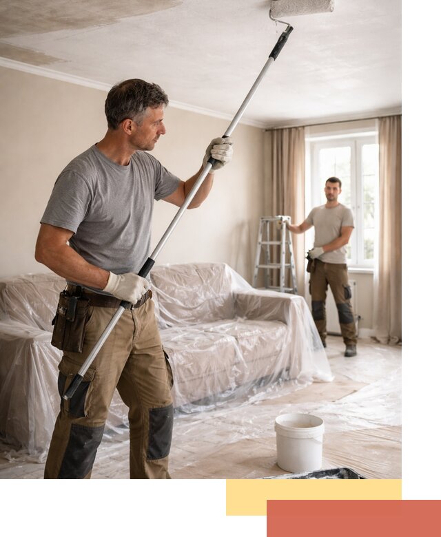 Грунтовка потолка в Гулькевичах — подготовка под покраску и отделку