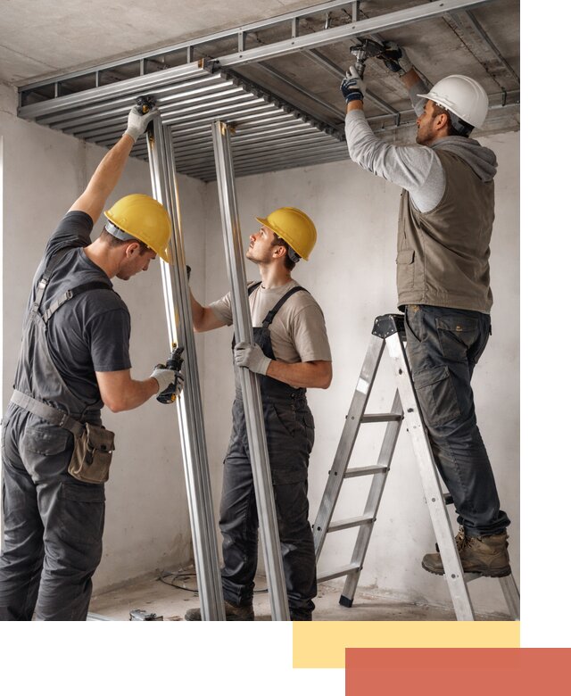 Монтаж реечного потолка под ключ в Гулькевичах