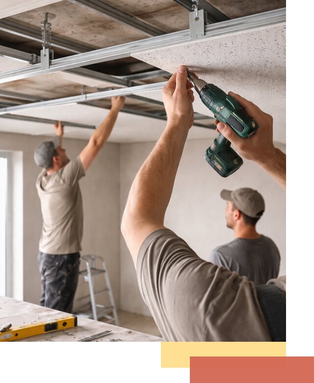 Монтаж акустического потолка в Гулькевичах под ключ