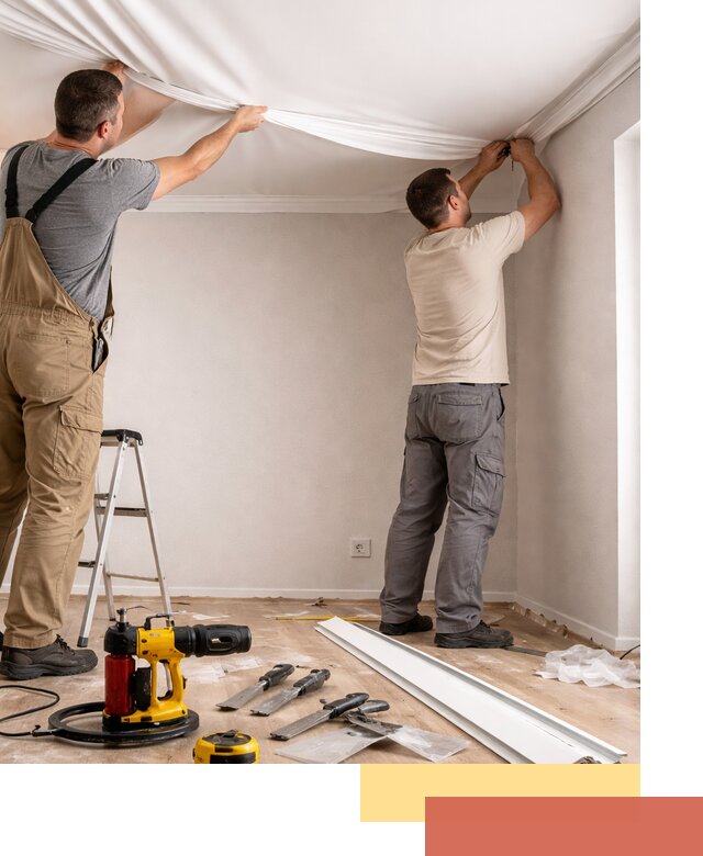 Монтаж ПВХ натяжного потолка в Гулькевичах качественно и быстро