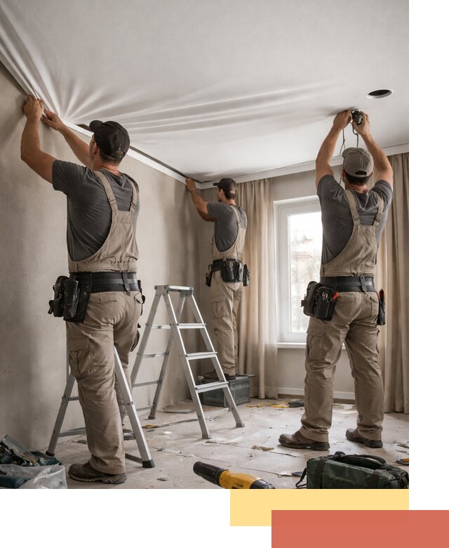 Монтаж матового натяжного потолка в Гулькевичах качественно и быстро