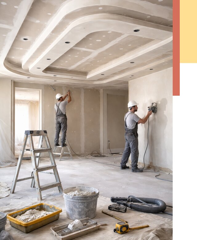 Многоуровневый потолок из гипсокартона в Гулькевичах от 778 руб. под ключ | ОТДЕЛОЧНИК-Гль