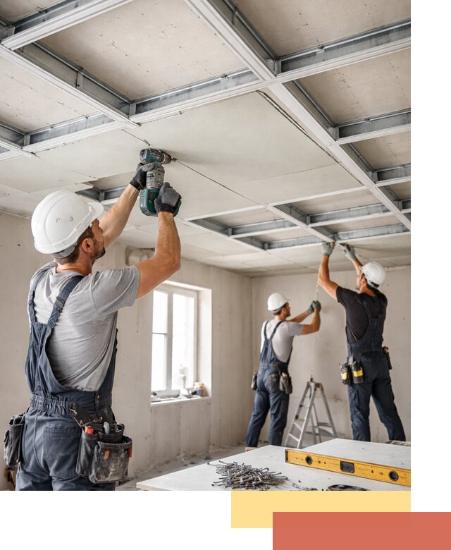 Кессонный потолок из гипсокартона под ключ в Гулькевичах