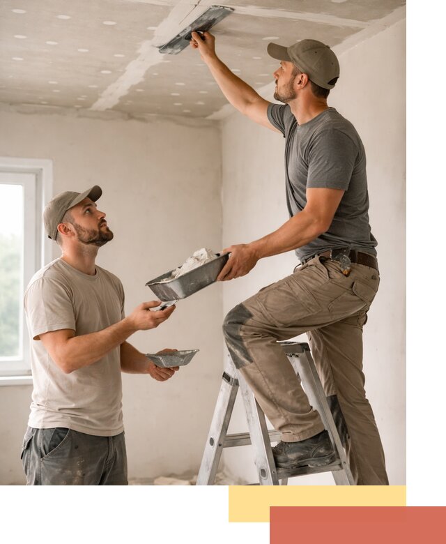 Шпаклевка потолка из гипсокартона в Гулькевичах качественно и быстро