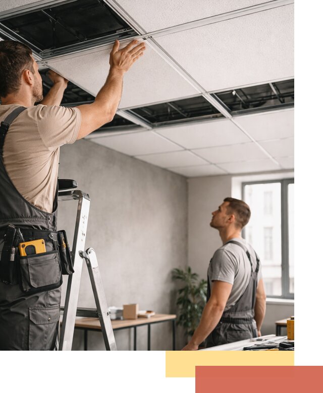 Монтаж потолочной плитки в Гулькевичах качественно и в срок