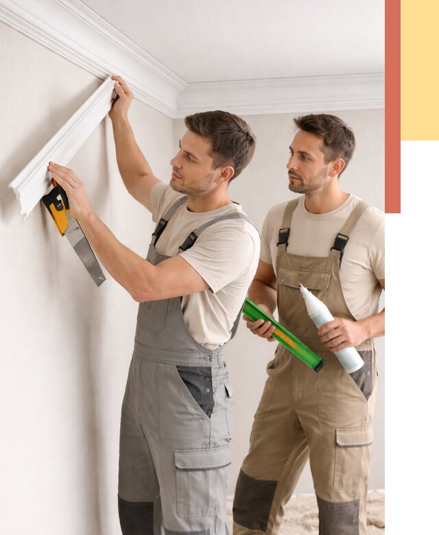 Монтаж потолочного плинтуса в Гулькевичах от 2386 руб. — быстро и недорого | ОТДЕЛОЧНИК-Гль