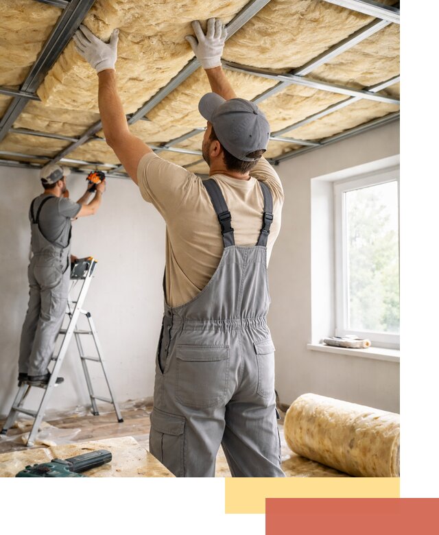 Утепление потолка под ключ в Гулькевичах качественно и быстро