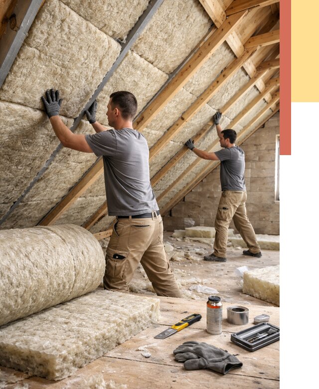 Утепление потолка минватой в Гулькевичах от 1504 руб. — быстро и недорого | ОТДЕЛОЧНИК-Гль