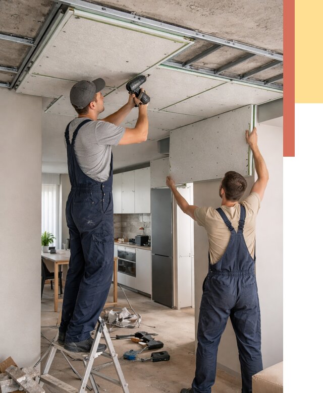 Шумоизоляция потолка панелями зипс в Гулькевичах от 1919 руб. под ключ | ОТДЕЛОЧНИК-Гль